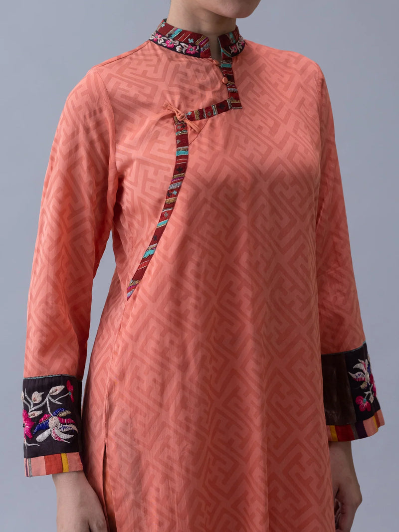 Layap Kurta-Peach