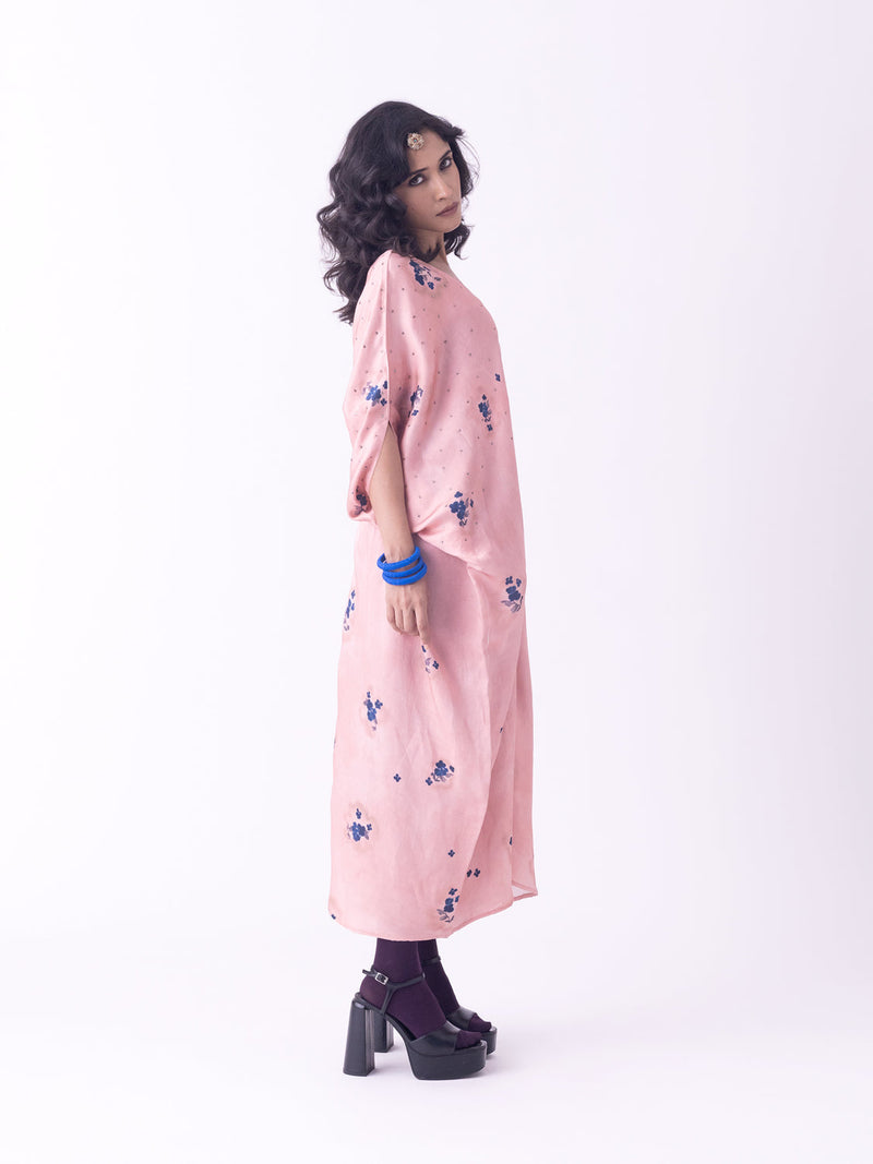 Suta-Kaftan silk indo-western by Shades of India in beige for women in Singapore