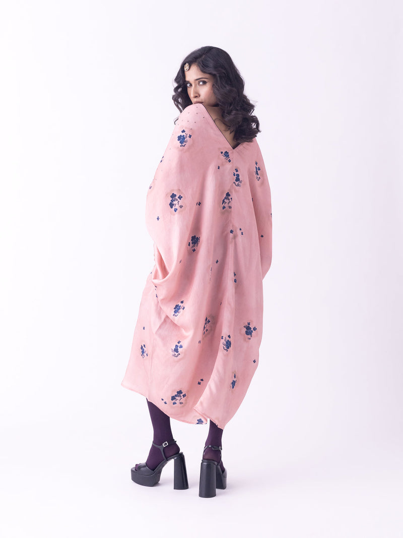 Suta-Kaftan silk indo-western by Shades of India in beige for women in Singapore