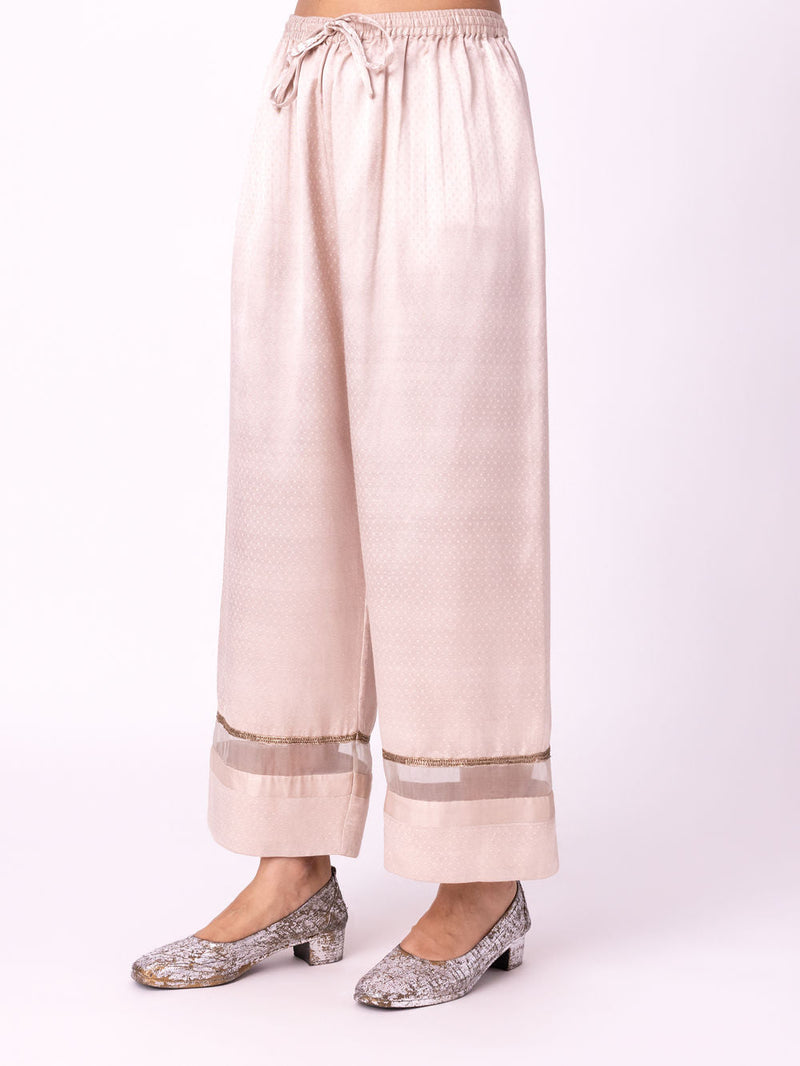 Zareen Pyjama mushroo pyjama/salwar by Shades of India in beige for women in Singapore