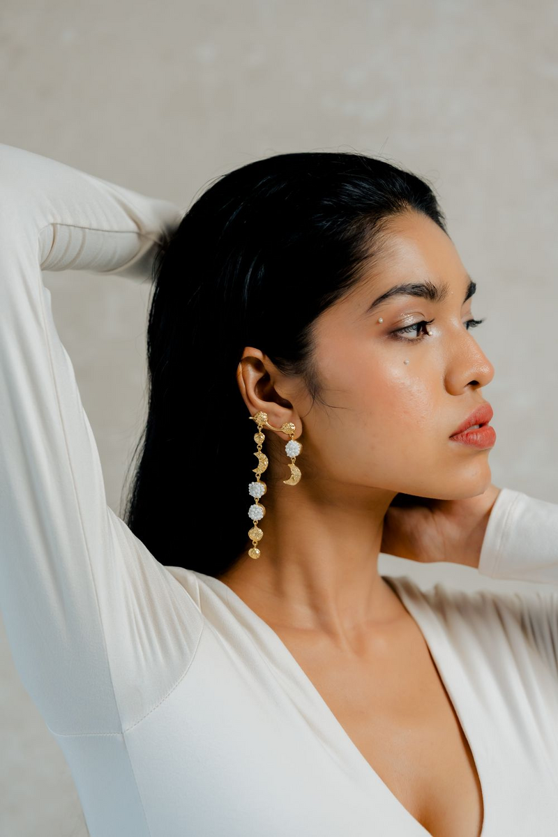 Chandni Earrings by Aarjavee for women in Singapore