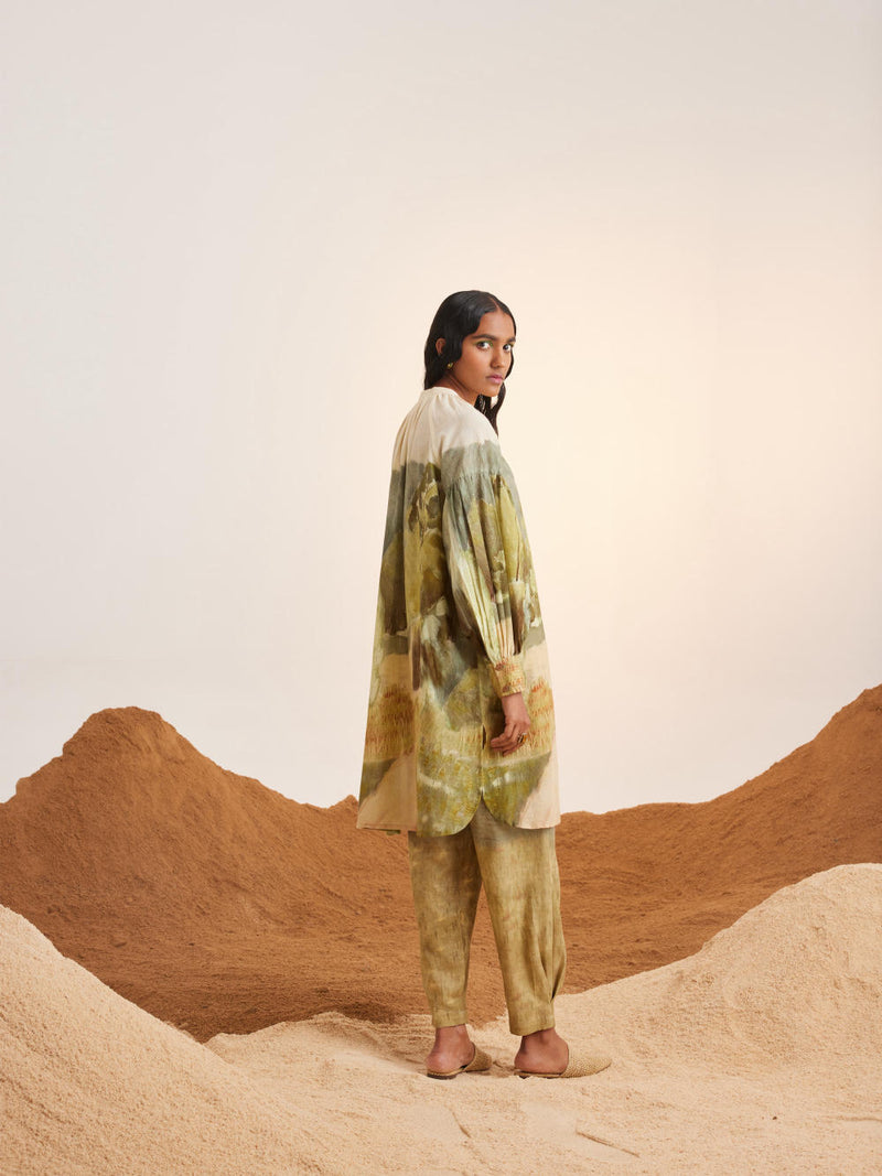 Essential Long Tunic Set-Dale cotton Co-ord Set by CORD for women in Singapore