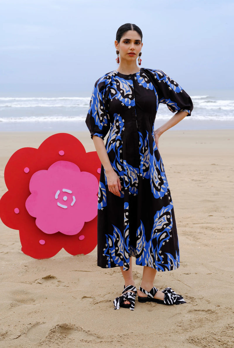 Orca Day Dress poplin by JodiLife for women in Singapore