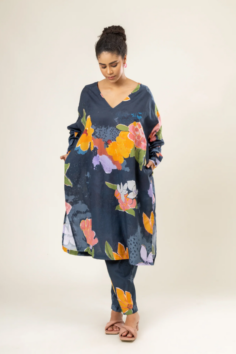 HELEN FLORAL KAFTAN mul by Doodlage in multi color for women in Singapore