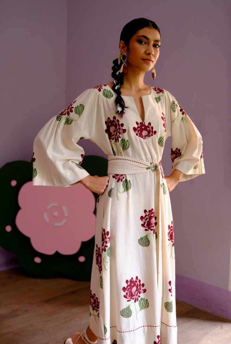 Malabar Day Dress cotton by JodiLife for women in Singapore