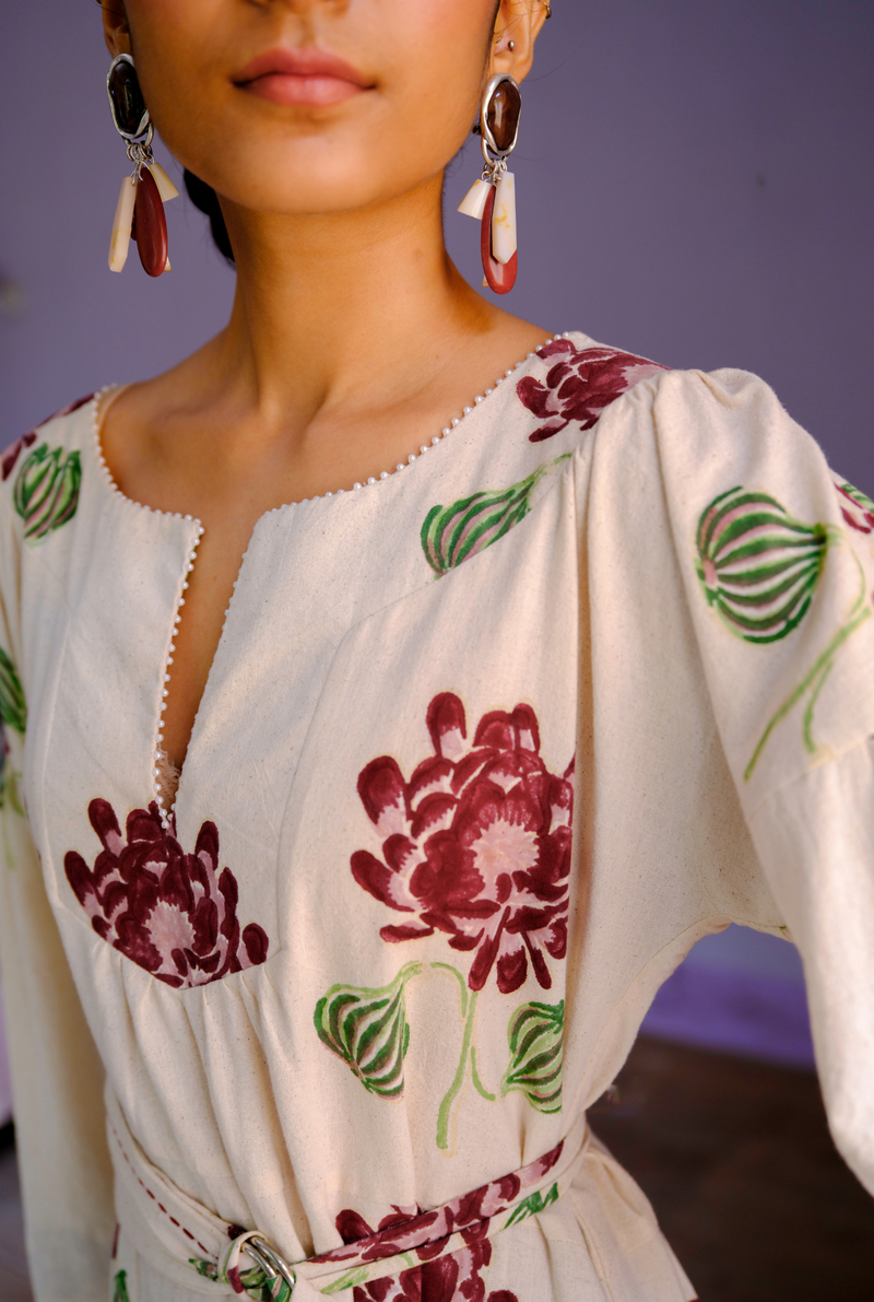 Malabar Day Dress cotton by JodiLife for women in Singapore