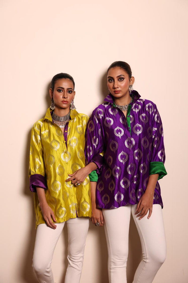 Woven Silk Shirt