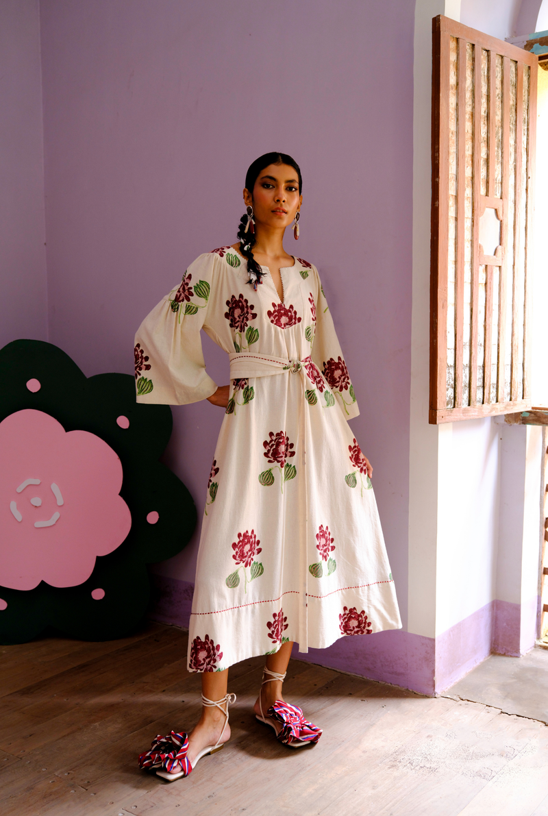 Malabar Day Dress cotton by JodiLife for women in Singapore