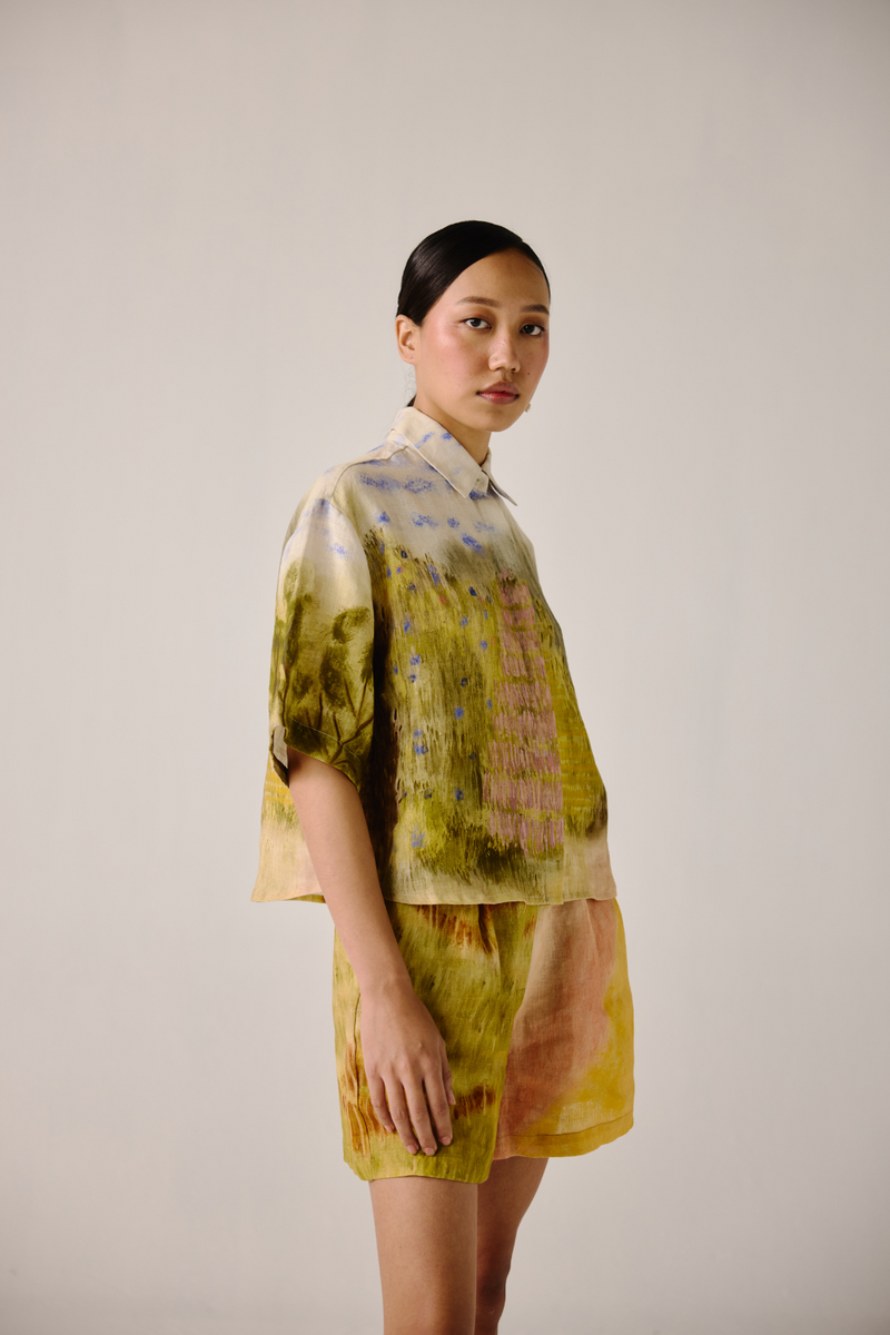 Leo Set - Dale linen by CORD for women in Singapore