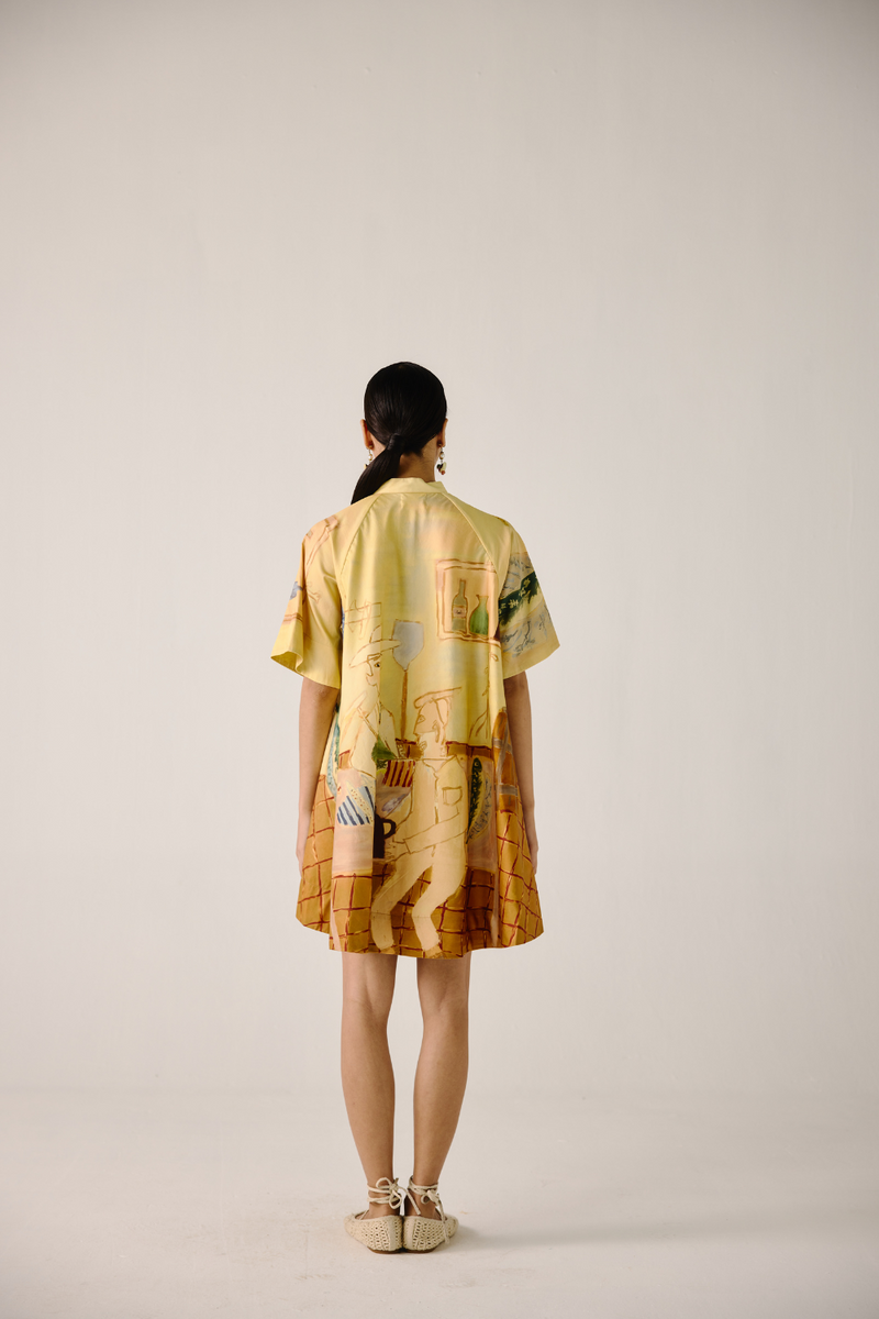 A-Line Dress - Fisherman cotton by CORD for women in Singapore