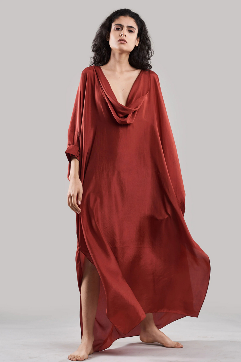 Lavi Kaftan silk Buy Lavi Kaftan from C&W | Tunics And Kaftan for Women by Ituvana in black color for women in Singapore