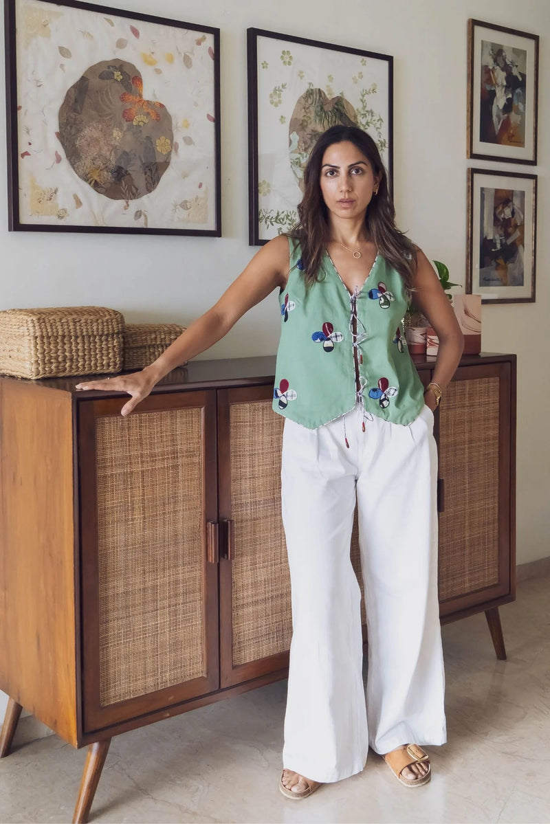 Emi Waistcoat cotton by JodiLife for women in Singapore