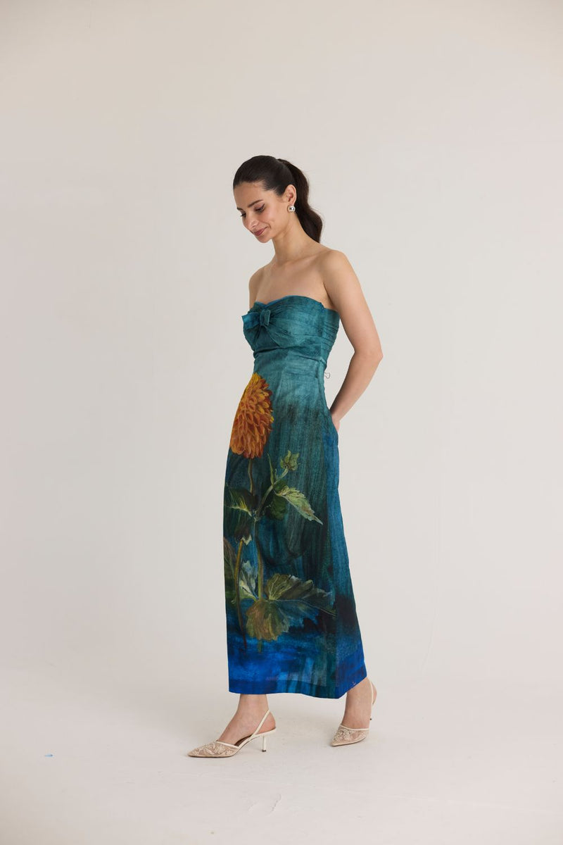 DILLY DALLY DRESS poplin by Yam in multi color for women in Singapore