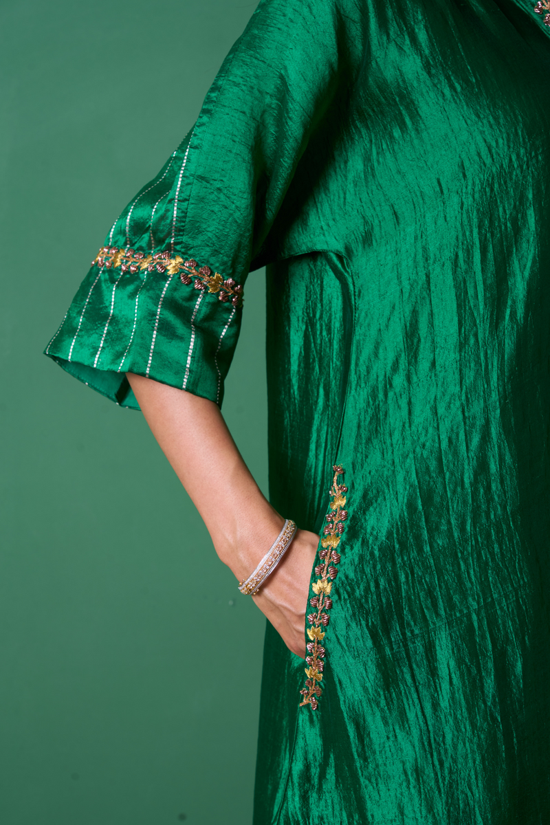 Radiance Kurta Set - Emerald