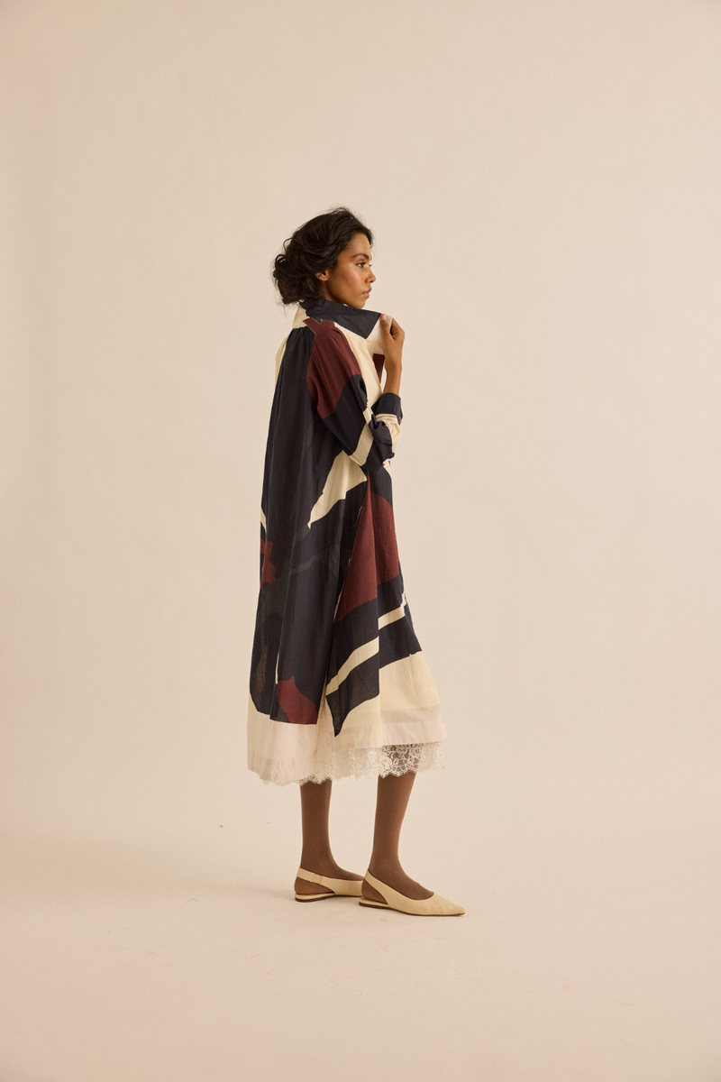 Earthbound Dress mul dress by Khara Kapas in multicolor for women in Singapore