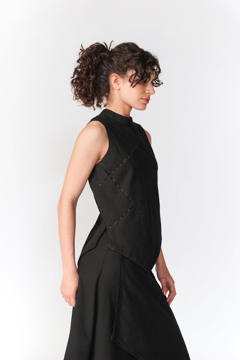Uma Set co-ord set by Turn Black in black for women in Singapore