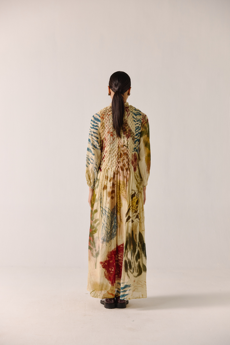 June Dress - Abstract cotton by CORD for women in Singapore