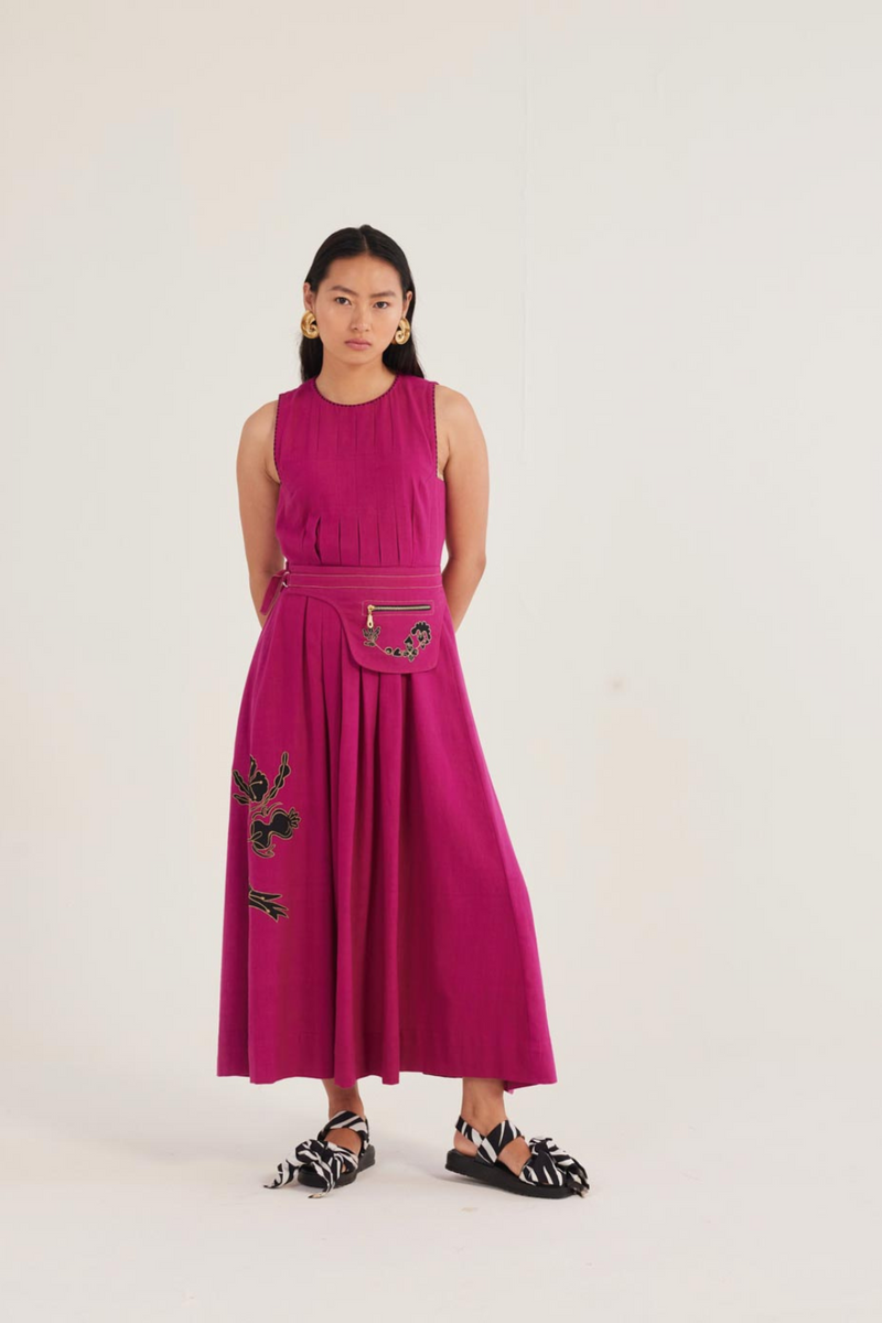 Tai Handloom Day Dress cotton by JodiLife for women in Singapore