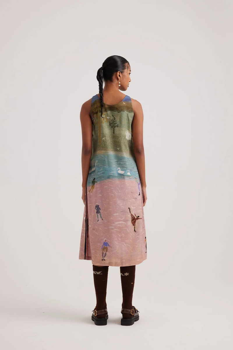 Zen Dress-Skater rayon by CORD for women in Singapore