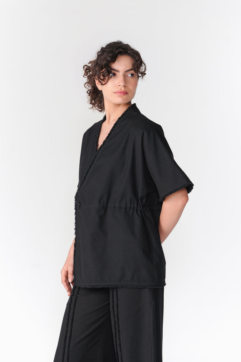 Kumo Set co-ord set by Turn Black in black for women in Singapore