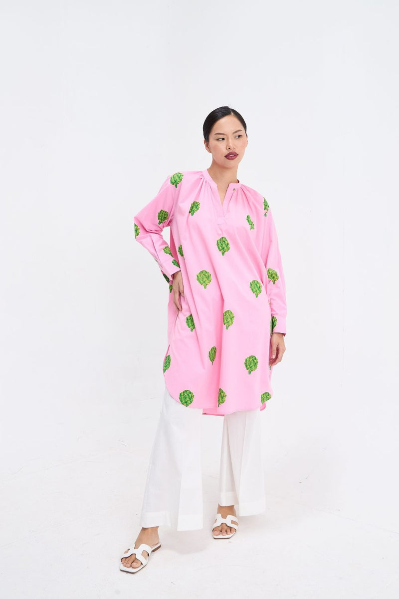 ARTICHOKE KURTA SET poplin by Aavidi for women in Singapore