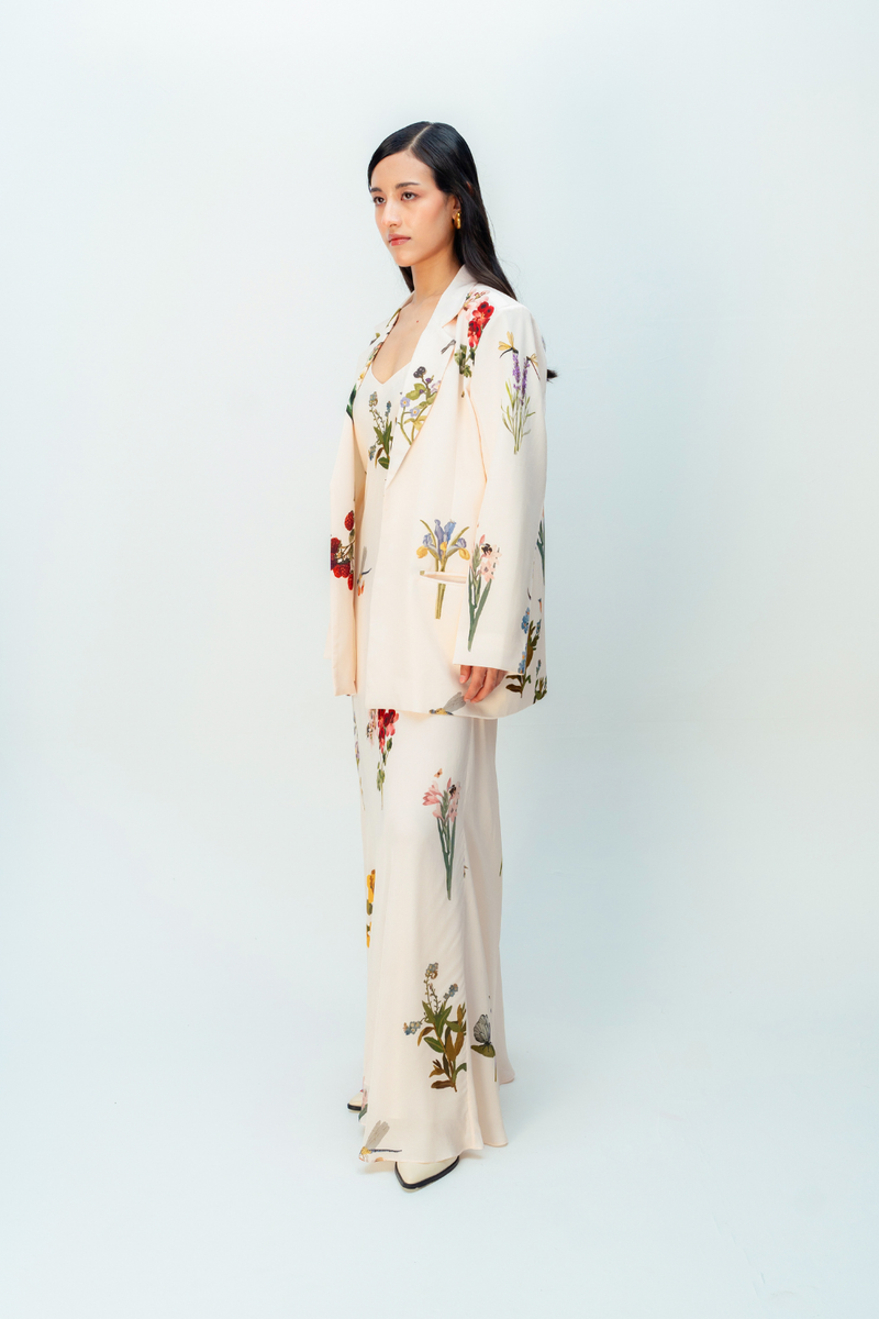DANDELION DRIFT JACKET crepe jacket/overlay by Ode to Odd in blush pink for women in Singapore