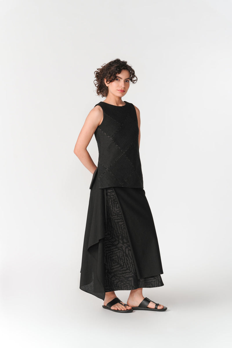 Sthira Set co-ord set by Turn Black in black for women in Singapore