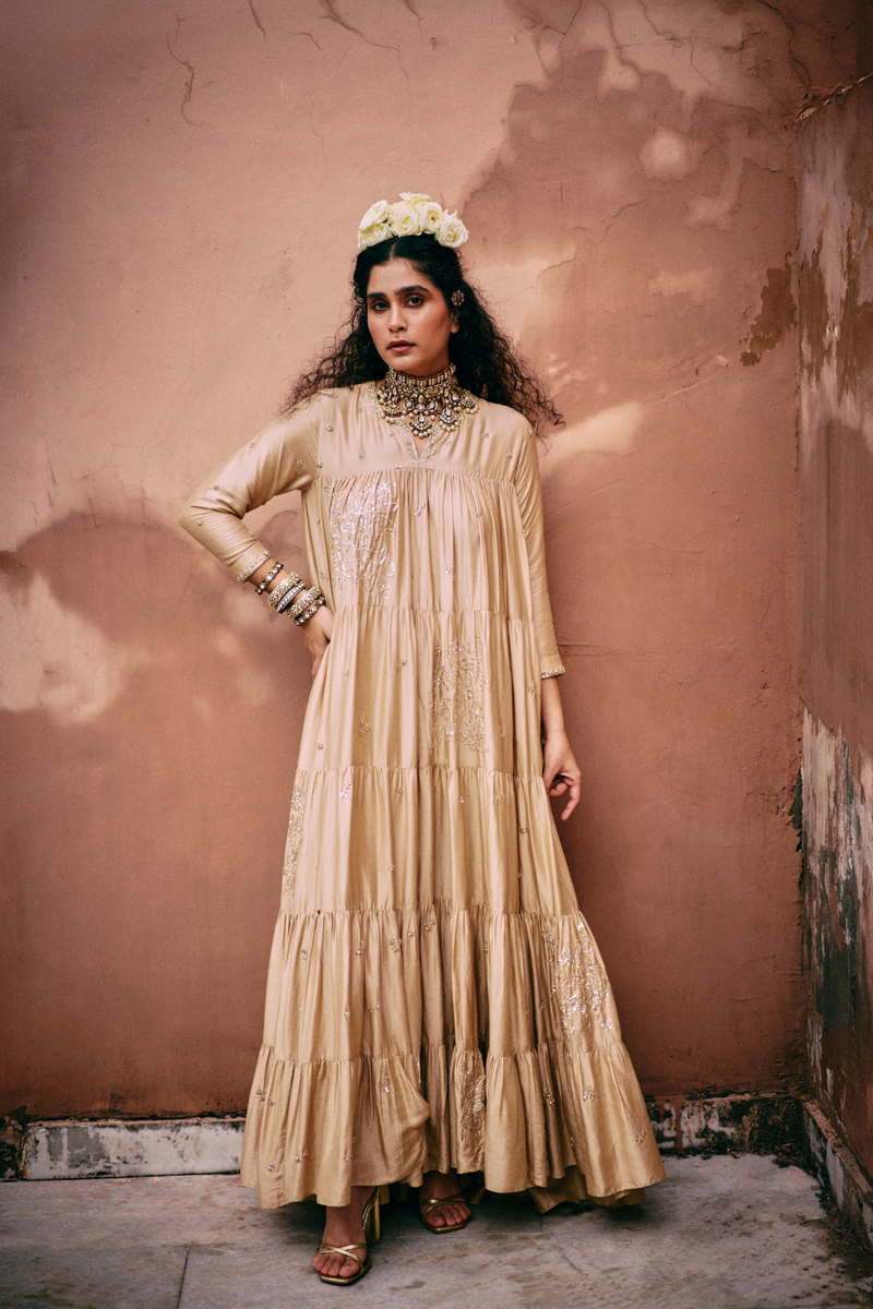 PH-2451 Anarkali Dupata Set by Paulmi & Harsh for women in Singapore