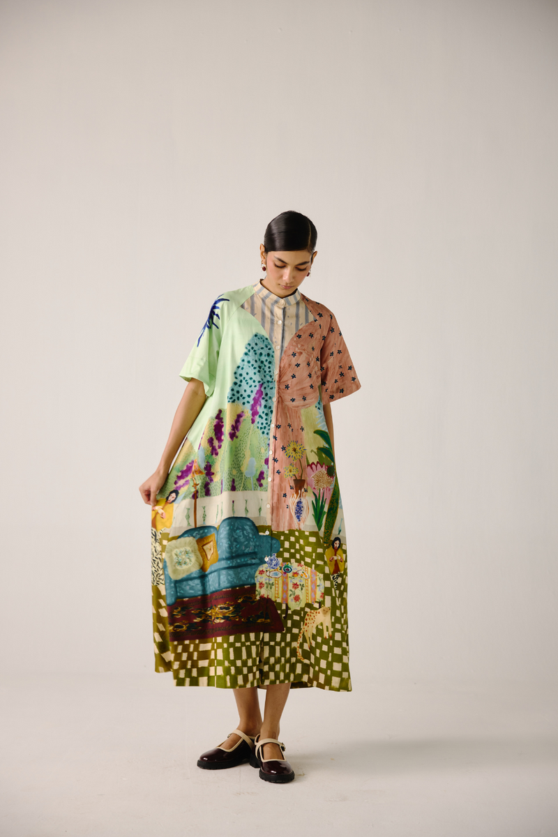 A-Line Long Dress - Alice cotton by CORD for women in Singapore