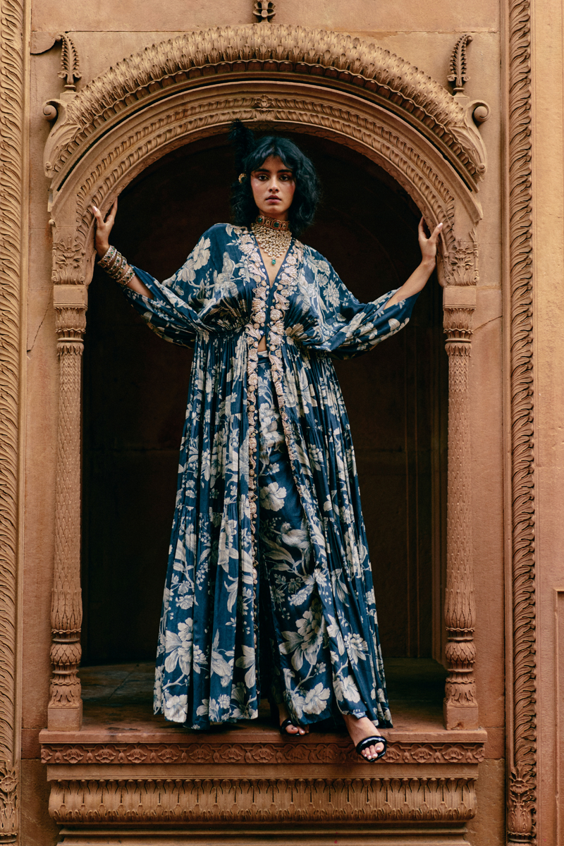 PH-2493 
Kaftan 
Pants Set by Paulmi & Harsh for women in Singapore