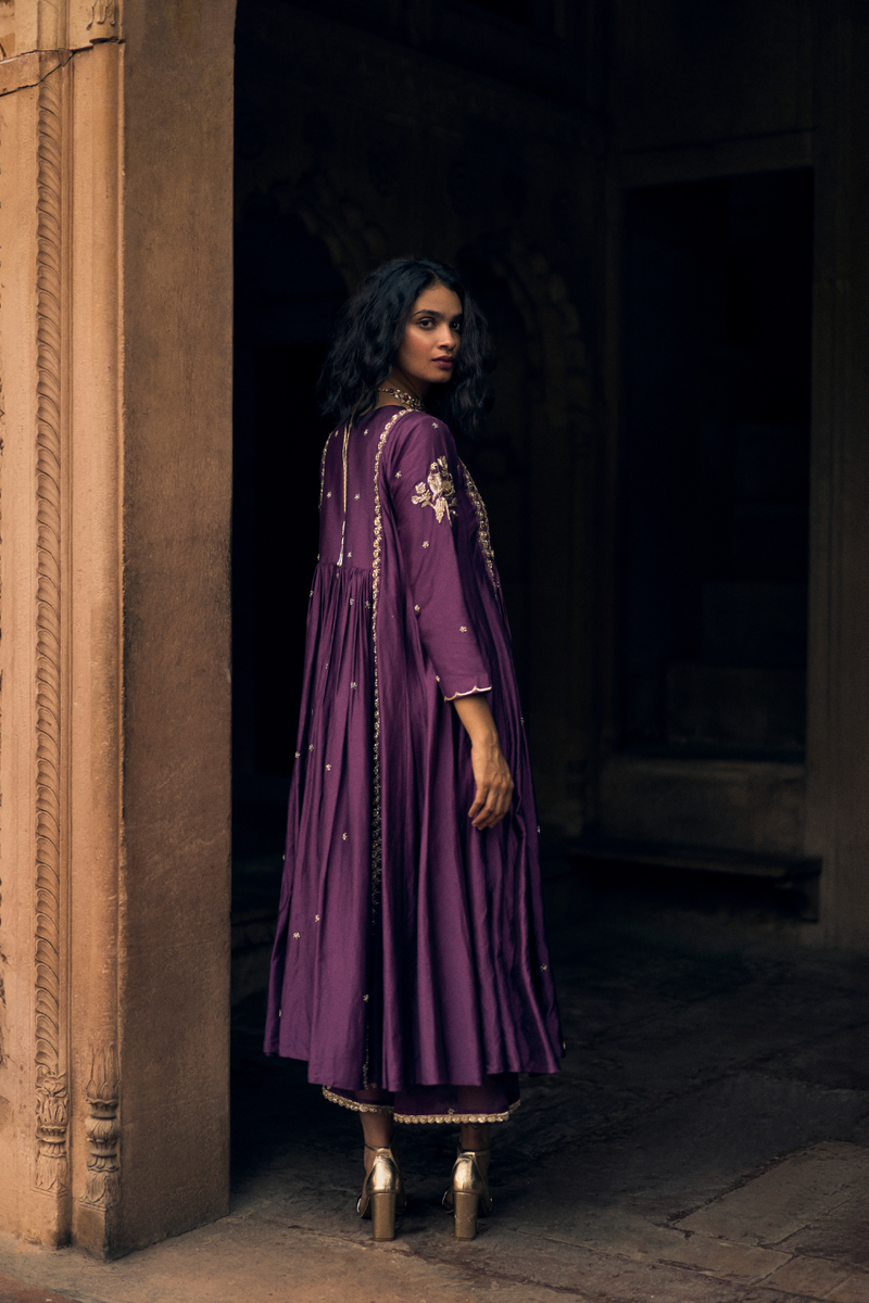 PH-2486 
Anarkali 
Pants Set by Paulmi & Harsh for women in Singapore