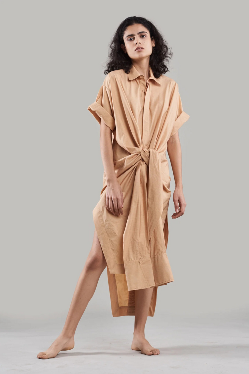 Rohati Shirt Dress poplin Buy Rohati Shirt Dress from C&W | Dresses for Women by Ituvana in black color for women in Singapore