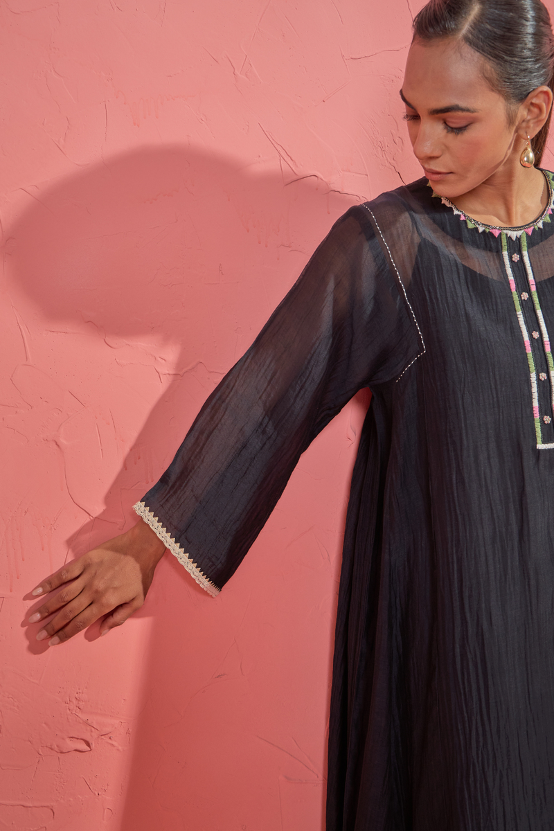 Zoya Set 2 cotton cambric light kurta set by AAVIDI in multicolor for women in Singapore