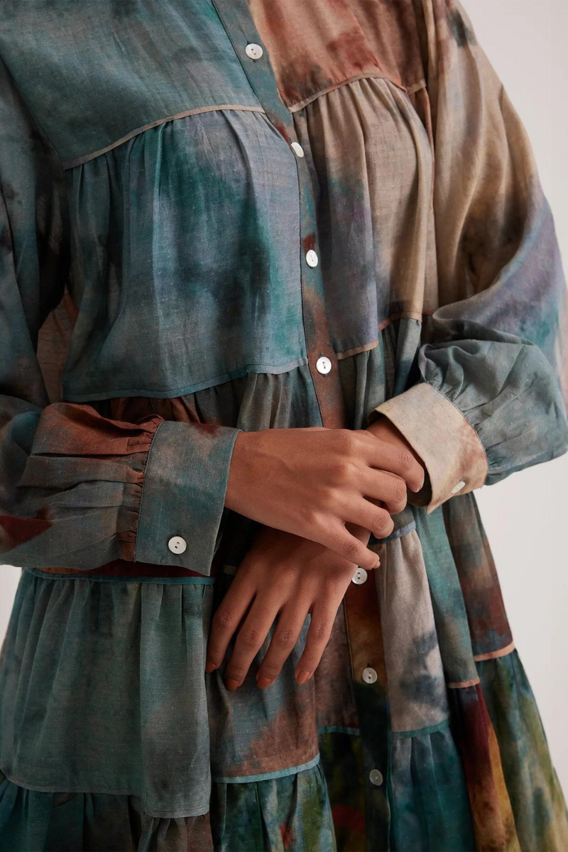 Tier Dress-Valley cotton by CORD for women in Singapore