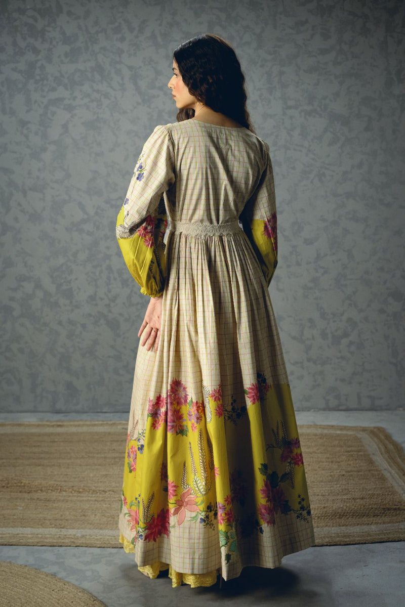 ELENA DRESS poplin by Paulmi & Harsh in ivory color for women in Singapore