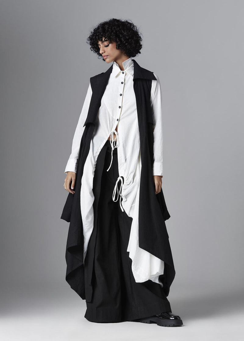 SEDNA JACKET cotton Jackets and Overlays by Chola in black color for women in Singapore