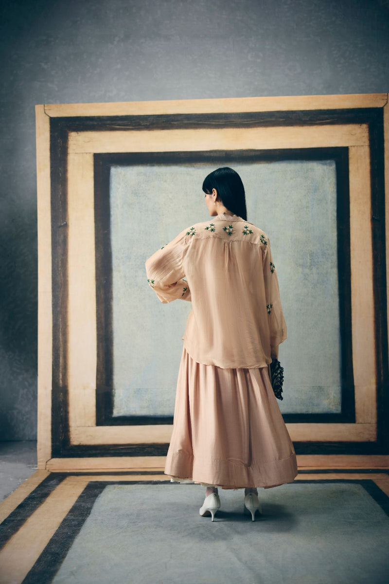 IZUMI SHIRT SET organza by Paulmi & Harsh for women in Singapore
