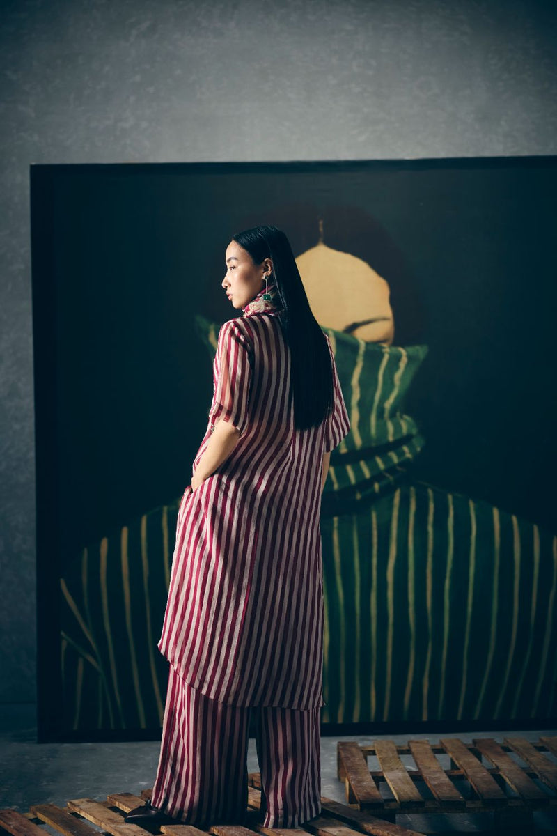 PUKA KURTA SET organza by Paulmi & Harsh for women in Singapore