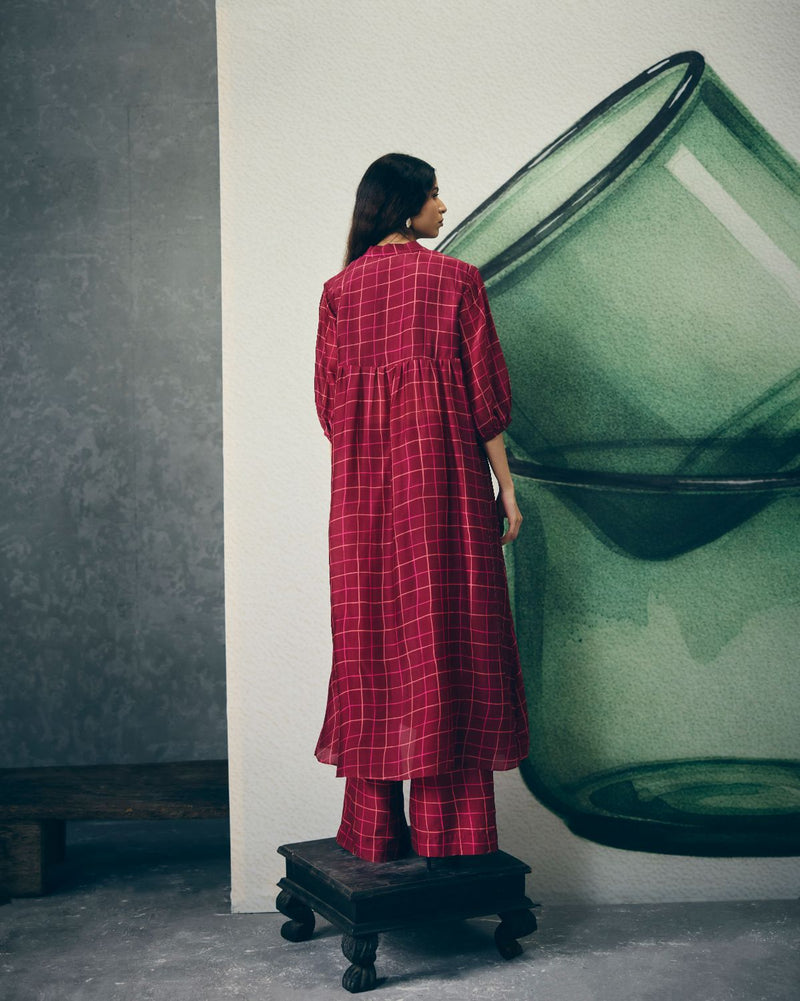 NOKA KURTA SET organza by Paulmi & Harsh for women in Singapore