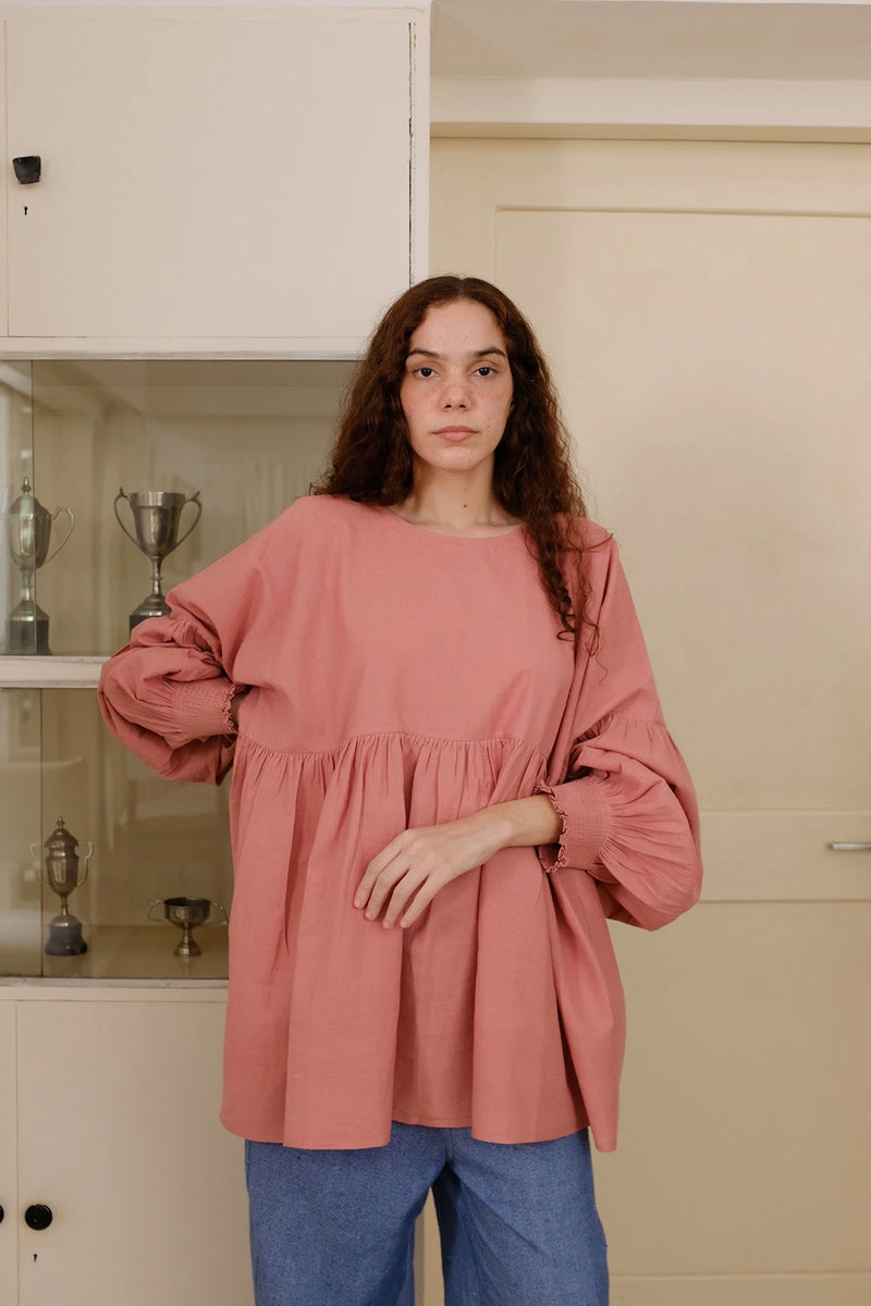 Peggy-Pink Top