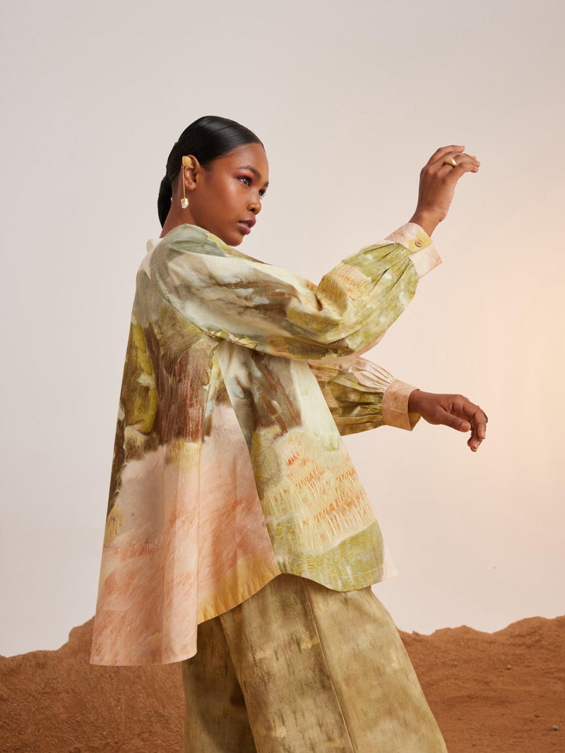 A-Line Shirt-Dale cotton Top & Tunics,Shirt by CORD for women in Singapore