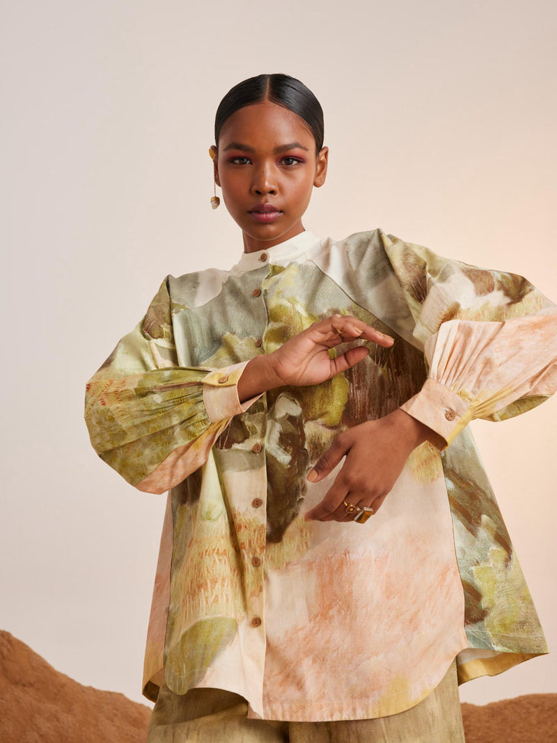 A-Line Shirt-Dale cotton Top & Tunics,Shirt by CORD for women in Singapore