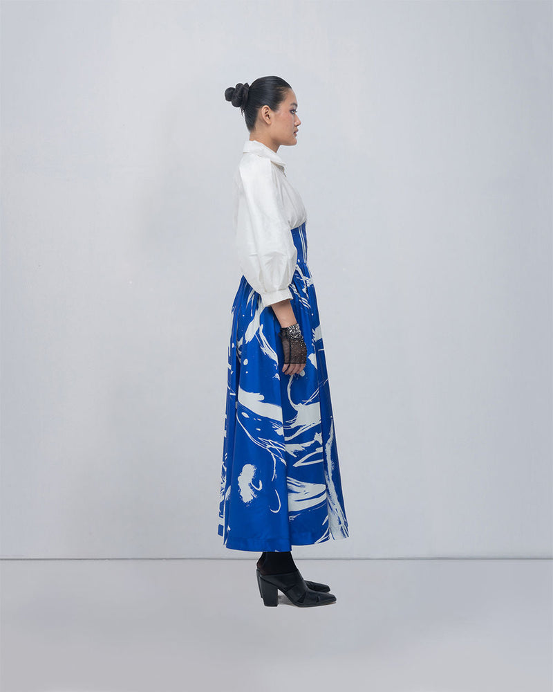 Aiysha Dress viscose by Leh Studios in ivory for women in Singapore