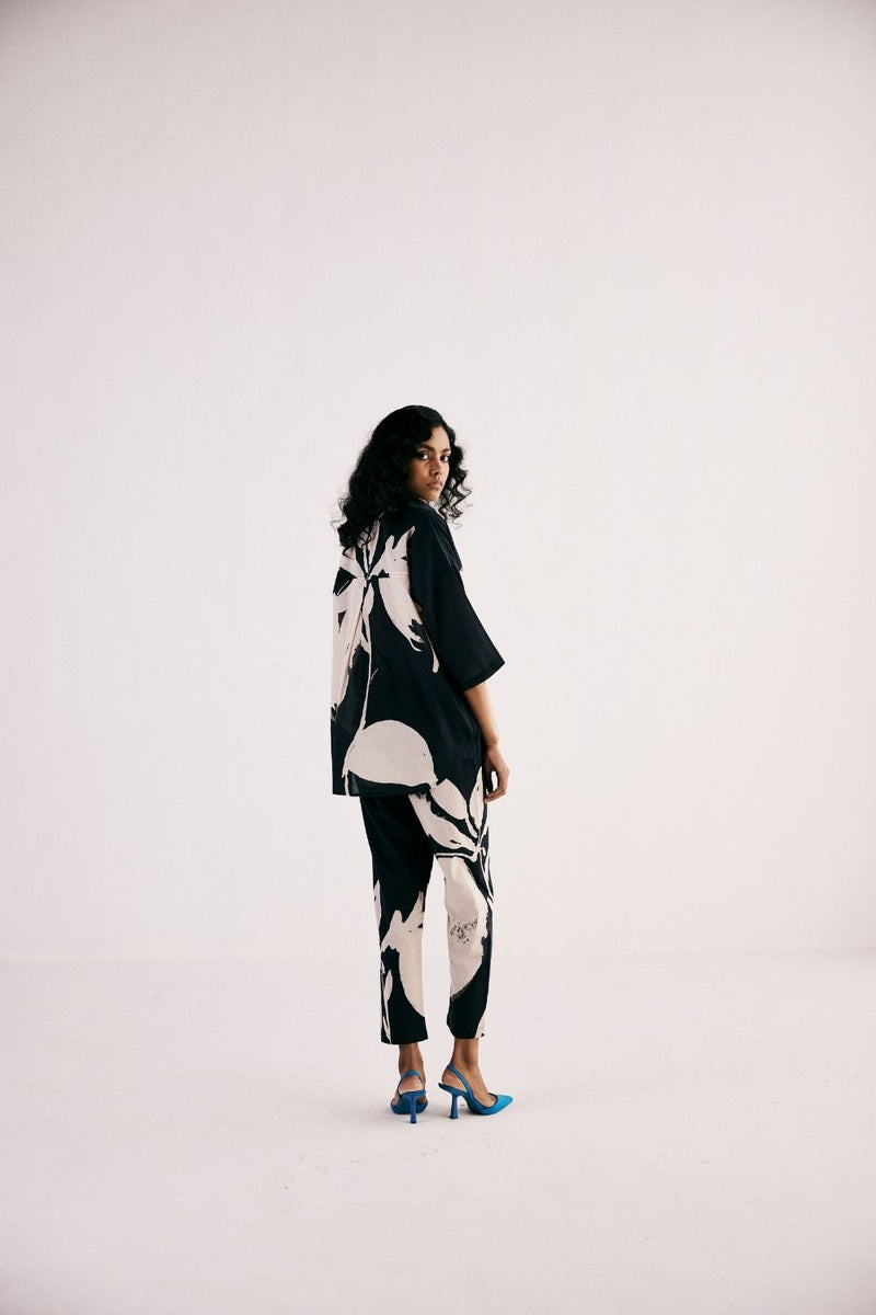 TREASURES OF BLISS CO ORD SET cotton by Khara Kapas in black for women in Singapore