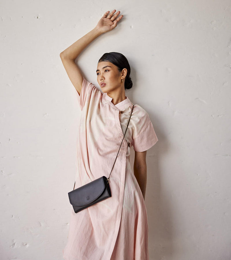 Sun Kissed Dress cotton Dresses by Khara Kapas in pink for women in Singapore