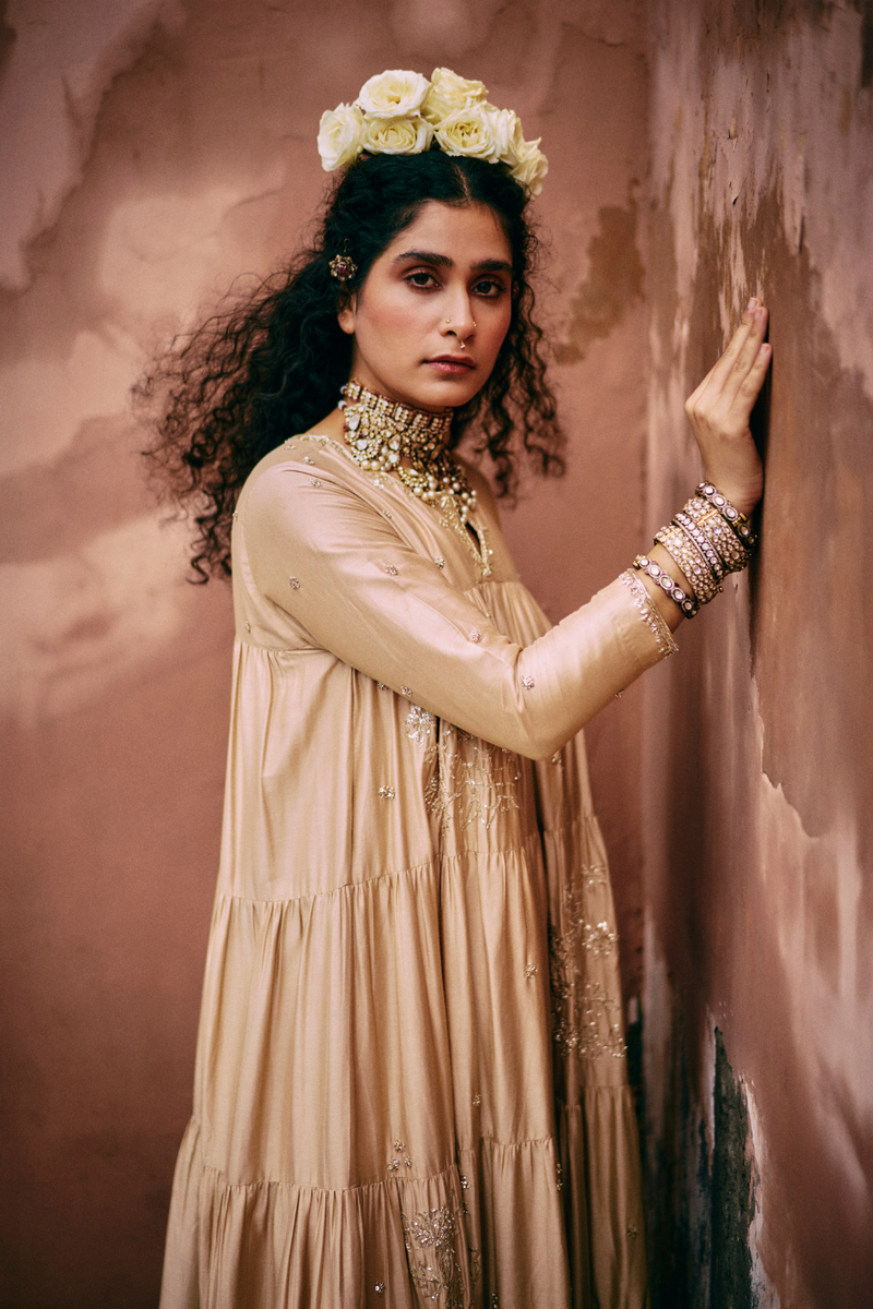 PH-2451 Anarkali Dupata Set by Paulmi & Harsh for women in Singapore