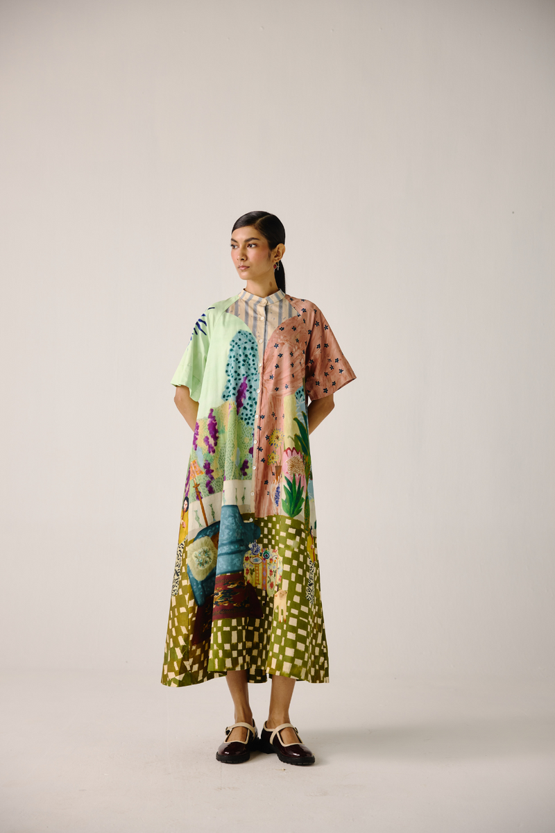 A-Line Long Dress - Alice cotton by CORD for women in Singapore