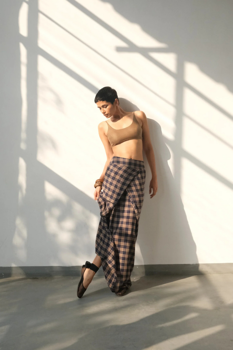 NAY SHAWL SKIRT-MIDNIGHT Buy NAY SHAWL SKIRT from C&W | Skirts for Women by Ituvana for women in Singapore