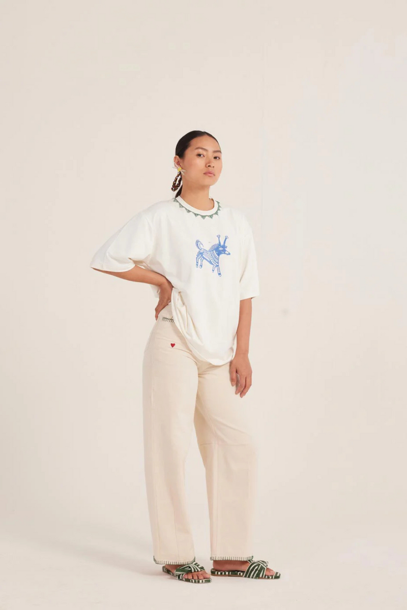 Kolam Oversized T-shirt by JodiLife for women in Singapore
