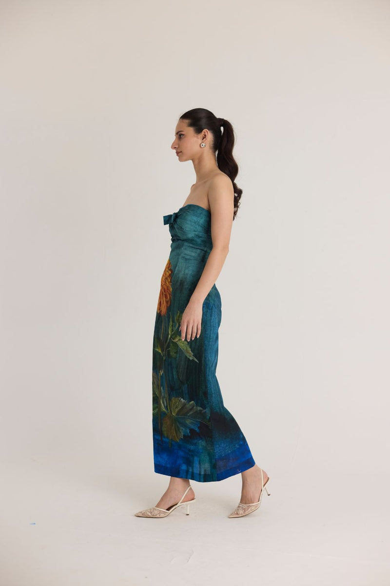 DILLY DALLY DRESS poplin by Yam in multi color for women in Singapore